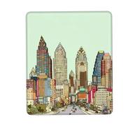 Mouse Pad with Non-Slip Rubber Base Austin Texas Mouse Mat with Stitched Edge 7 x 8.6 in Gaming Mousepad for Wireless Mouse Computer Laptop Home Office Desk Pad