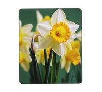 Mouse Pad with Non-Slip Rubber Base Daffodil Flower Mouse Mat with Stitched Edge 8.3 x 10.3 in Gaming Mousepad for Wireless Mouse Computer Laptop Home Office Desk Pad