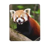 Mouse Pad with Non-Slip Rubber Base Little Red Panda Mouse Mat with Stitched Edge 10 x 12 inch Gaming Mousepad for Wireless Mouse Computer Laptop Home Office Desk Pad