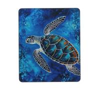 Mouse Pad with Non-Slip Rubber Base Sea Turtle-Blue Mouse Mat with Stitched Edge 7.9 x 9.5 in Gaming Mousepad for Wireless Mouse Computer Laptop Home Office Desk Pad