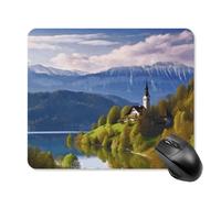 Mouse Pad with Non-Slip Rubber Base Slovenia Landscape Mouse Mat with Stitched Edge Mousepad for Desk Wireless Mouse Gaming Mouse Mat for Computer Laptop Home Office
