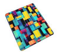 Mouse Pad with Non-Slip Rubber Base, Square Geometry Diagram, Mouse Pads for Computers, Laptop, Gaming, Office & Home - 8.3 x 10.3 in