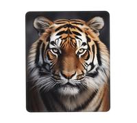 Mouse Pad with Non-Slip Rubber Base Tiger Mouse Mat with Stitched Edge 7 x 8.6 in Gaming Mousepad for Wireless Mouse Computer Laptop Home Office Desk Pad