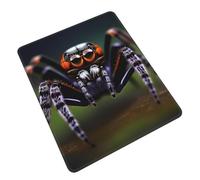 Mouse Pad with Non-Slip Rubber Base, Tropical Rainforest Spiders, Mouse Pads for Computers, Laptop, Gaming, Office & Home - 8.3 x 10.3 in