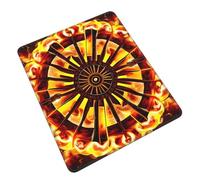 Mouse Pad with Non-Slip Rubber Base, Turning The Flame, Mouse Pads for Computers, Laptop, Gaming, Office & Home - 7 x 8.6 in