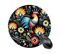 Mouse Pad with Non-Slip Rubber Base Washable Mouse Mat Waterproof Polish Folk Art Pattern Mouse Pads for Laptop, Office & Home
