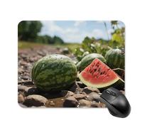 Mouse Pad with Non-Slip Rubber Base Watermelon on The Ground Mouse Mat with Stitched Edge Mousepad for Desk Wireless Mouse Gaming Mouse Mat for Computer Laptop Home Office