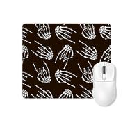 Mouse Pad with Non-Slip Rubber Base, Waterproof Durable Pad for Office, Laptop, Gaming, and Home, Square Wireless Mousepad(Skull Hand)