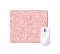 Mouse Pad with Non-Slip Rubber Base, Waterproof Durable Pad for Office, Laptop, Gaming, and Home, Square Wireless Mousepad(Pink)