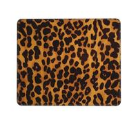 Mouse Pad with Stitched Edge Comfortable Mouse Pads Waterproof Non-Slip Gaming Mousepad Cool Cheetah Leopard Square Computer Mouse Mat Washable Mousepads for Office Home Laptop 8.3 x 10.3 in