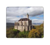 Mouse Pad with Stitched Edge Comfortable Mouse Pads Waterproof Non-Slip Gaming Mousepad Historical monuments of Armenia Square Computer Mouse Mat Washable Mousepads for Office Home Laptop 7.9 x 9.5 in