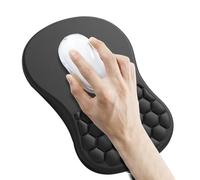Mouse Pad with Wrist Support - Ergonomic Memory Foam Non-Slip Desk Mat with PU Base | For , Work, Study, School, Box, Sleep