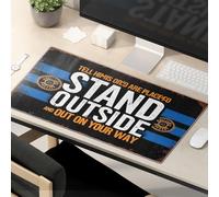 Mouse Pad Work Funny Tell Him There'S A Place To Stand Outside And Get On Your Way. Mouse Pad Cat Desk Accessories Desk Pads