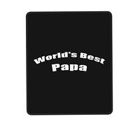 Mouse Pad World'S Best Papa Desk Mat Comfort Mousepad Soft Mouse Mats For Office Work Computers 25X30CM