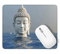 Mouse Pad Zen, Small Mouse Mat 420 x 350 mm, Desk Mat with Waterproof Design, Premium-Textured Square Mousepad Lake, Smooth Surface, Gaming Office Mousemat for Keyboard Decor Gifts Christmas p1j-268