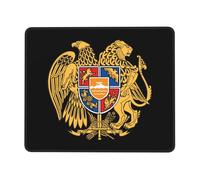 Mouse Pads Armenians National Emblem Waterproof Gaming Mouse Mat Gliding Desk Mat For Computer Work Laptop 10X12In