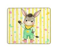 Mouse Pads Donkey Playful Fanciful Stars Moon None Desktop Mouse Pad for