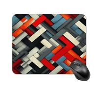 Mouse Pads for Computers Laptop Mouse Computer Diagonal Geometric Print Mouse Mat with Rubber Desktop Protection Mat 9.4"x7.9"