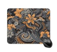 Mouse Pads for Computers Laptop Mouse Computer Flowers and Shamans Print Mouse Mat with Rubber Desktop Protection Mat11.8"x9.8"