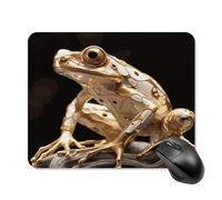 Mouse Pads for Computers Laptop Mouse Computer Heavy Industry Frog Print Mouse Mat with Rubber Desktop Protection Mat 9.4"x7.9"