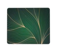 Mouse Pads Golden Emerald Greens and Gold Leaves Office Mouse Pad for