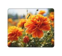 Mouse Pads Marigold Flower Autumn Flowers Soft Gaming Mouse Pad Durable Mice Mat For Office Work Travel 10X12In