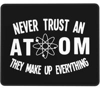 Mouse Pads Never Trust An Atom Mousepad Portable Smooth Laptop Mouse Mat For Office
