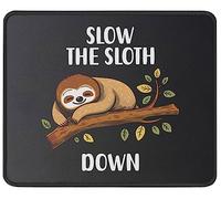 Mouse Pads Slow The S-Loth Do-wn Desktop Mouse Pad for Travel 10x12in