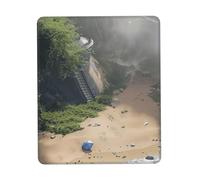 Mouse Pads The Lost Beach Table pad for Travel 10x12in