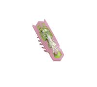 (Mouse pink and green ) 1PCS New Hexbug Style Nano Electronic Bug Robot Cat Toy + Battery