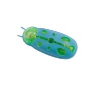 (Mouse Red Black, One size) Cat Interactive Toy Simulation Beetles Cat Toy Funny Teasing Automatic Cat Toy Button Battery Operated Toy Pet Supplies Ladybug Teal