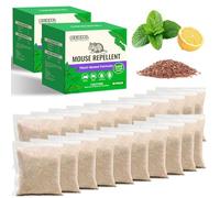 Mouse Repellent Pouches - Natural Peppermint Oil Pest Control for Repels Mice, Rats, Roaches & Spiders - Safe for Indoor & Outdoor Use in Home, Car, Garage, Shed, Caravan, Boats - 20Pack