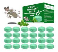 Mouse Rodent Repellent, 24 Pack Peppermint Oil to Repel Mice and Rats- Works for Mice Repellent, Squirrels, Indoor/Outdoor Use, Safe for Homes & Pets