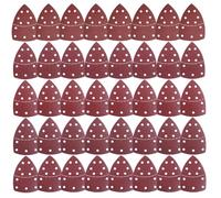 Mouse Sanding Sheets, Triangle Sanding Pads, Hook and Loop Mouse Sandpaper Triangle Sanding Sheets, 40 PCS 40 60 80 120 Grit Sandpaper Assortment