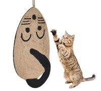 Mouse Shape Cat Scratching Mat,Natural Sisal Furniture Protector Scratching Pad,Cat Wall Scratching Mat,Cat Scratcher Board,Hanging Cat Scratching Mat for Couch,Carpets,Sofas,Door