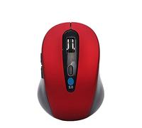 Mouse Silent And No Light 10m Wireless Bt 3.0 Mouse For Win7/Win8 Xp For Iapd Android Tablets Computer Notbook Laptop Accessories (red)