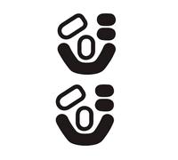 Mouse Skates Replacement, Mouse Feet Stickers Compatible with SteelSeries Prime+ Wireless Wired Mouse, 2 PCS