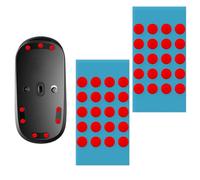 Mouse Skates Set 40Stück Ultra-Schnelle Mausfüße Mouse Dot Skate Superglide Performance auf Glas Mauspad 0,7 mm dünne Skates für maximale Kontrolle und müheloses Gleiten, Mausfüße für Gaming und Bür