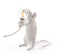 Mouse Step Standing Table Lamp White