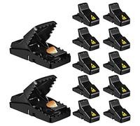 Mouse Trap, 12 Pack Mouse-Traps-Indoor-for-Home Quick Effective Sanitary Safe Mouse Catcher for Family and Pet
