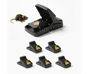 Mouse Trap, Reusable 6 Pack Mouse Traps Recycleable for Indoors and Outdoors, Quick, Effective Rodent Catcher Mice Kill Mouse Control