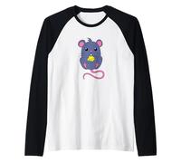 Mouse with Some Cheese Raglan Baseball Tee
