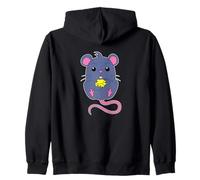 Mouse with some Cheese Zip Hoodie