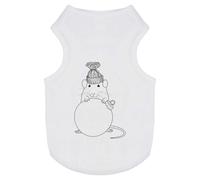 'Mouse with Woolly Hat Holding a Bauble' Pet Dog/Cat T-Shirt (PT00117859)