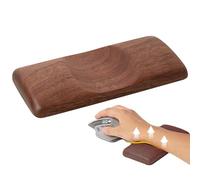 Mouse Wrist Pad | Ergonomic Solid Wood Mouse Pad Wrist Guard | Wood Mouse Wrist Rest Mouse Pad Wrist Support Game Wood Mouse Wrist Rest, Wood Palm Rest, Walnut Wrist Rest, Office Desk