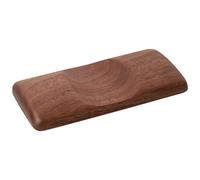 Mouse Wrist Rest - 6.3 Inch Arm Rest Solid Wood Mouse Pad Walnut Finish Protection Smooth Natural Comfortable Alignment Handmade Construction for Office Desk Compu
