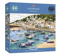 Mousehole | 1000 Piece Jigsaw Puzzle | Cornwall Coastal Puzzle | Terry Harrison | Sustainable Jigsaw Puzzle for Adults | Premium 100% Recycled Board | Great Gift for Adults | Gibsons Games