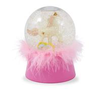 Mousehouse Gifts Cute Colourful Unicorn Snow Globe (Trotting with Fluffy Base)