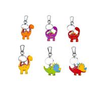 Mousehouse Gifts - Dinosaur Keyrings for Kids' Parties & Prizes, Plush Keychains for Boys & Girls 3-6 Years