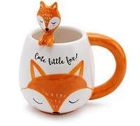 Mousehouse Gifts - Fox-Themed Mug and Spoon Set, Novelty Animal Mugs for Children
